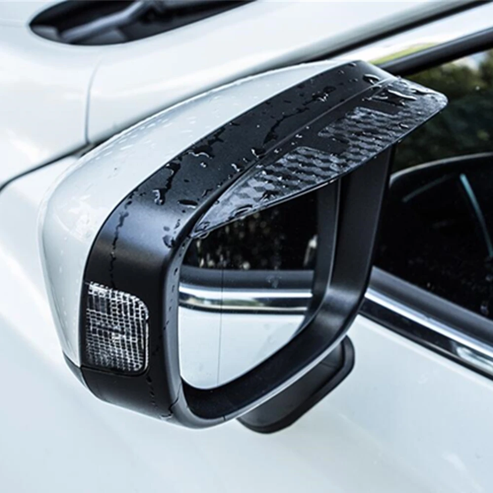 

Автомобильная палочка для зеркала заднего вида защита от дождя для бровей солнцезащитный козырек пластиковые колпачки 2 шт. для Renault Captur 2015 2016 2017 2018