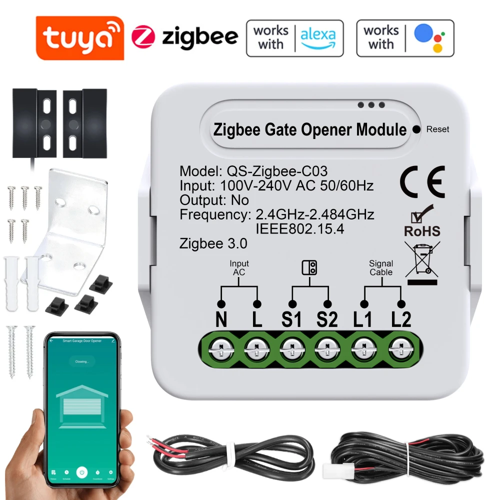 

Tuya Smart Garage Door Opener