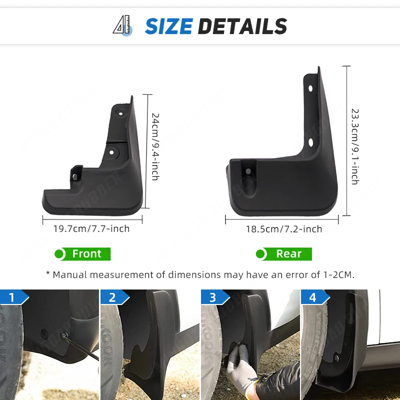 Автомобильные формованные брызговики для Suzuki Ciaz/Alivio Sedan 2014-2017 крыло 2015 2016