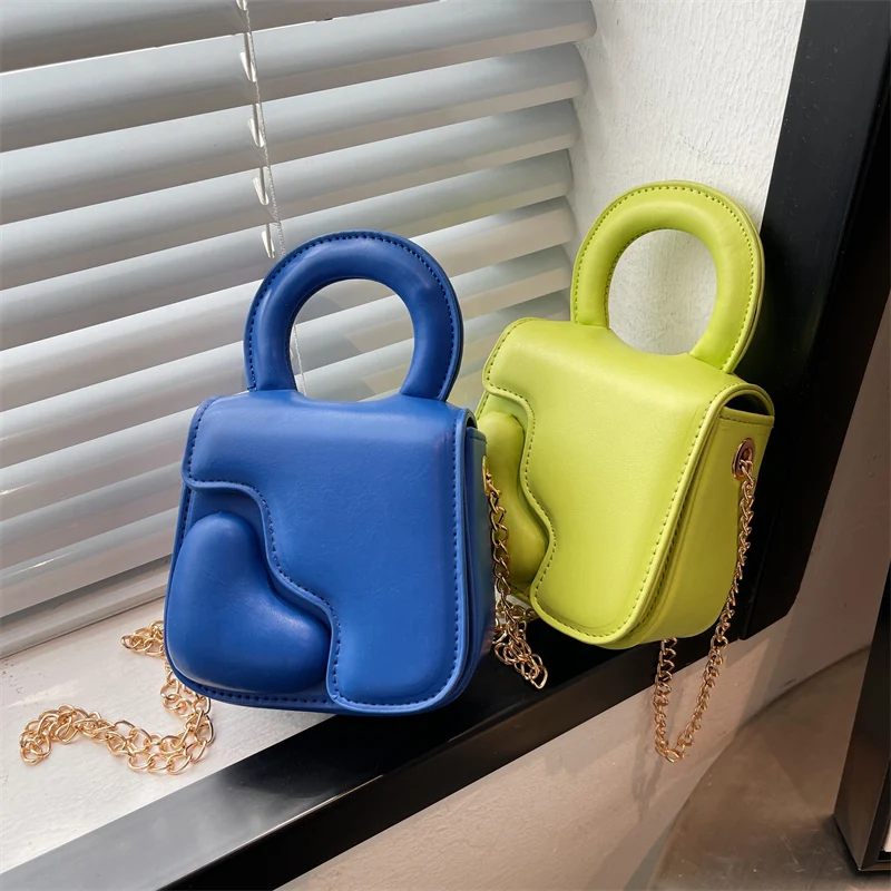 

Fashion Ladies Solid Color Mini Crossbody Bags 2022 Summer New Brand Design Chain Shoulder Bag For Women High Quality Handbags