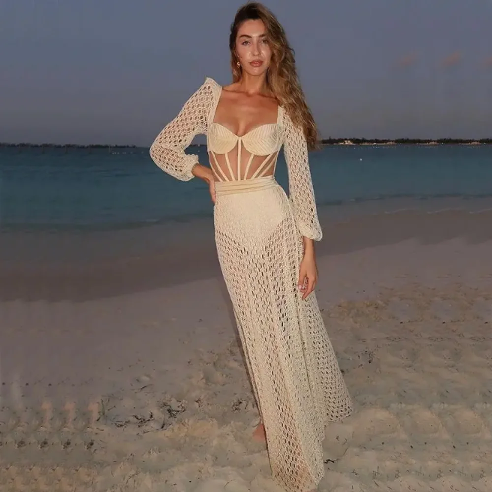 Винтажный купальник Цельный праздничная пляжная одежда накидка дизайнерский