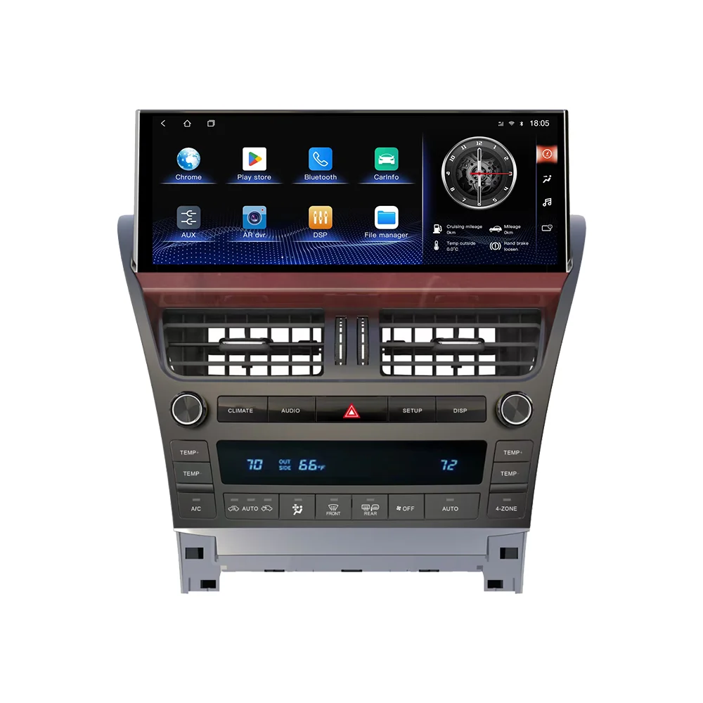 Android 10 6 + 128G Автомобильный DVD Радио мультимедийный плеер GPS ЖК-экран для Lexus LS460-600