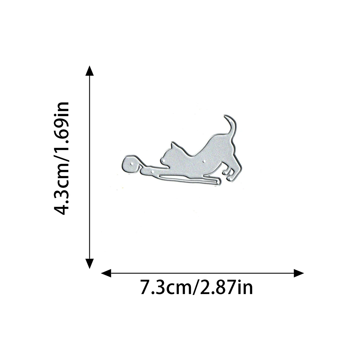 Вырубные штампы в виде кота сделай сам поздравительная открытка фотографический