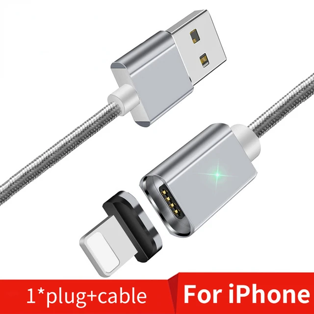 

Free Shipping For iPhone 12 mi Fast Charging Data Wire Cord Magnet Charger USB Type C 3m Phone Cable Micro USB Cable