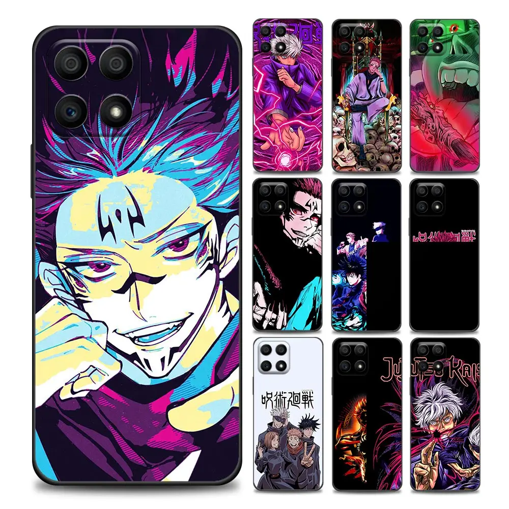 

Jujutsu Kaisen Manga Gojo Sukuna Anime Phone Case For Honor 50 60 20 Lite 30i 20 9A 9C 9X Pro 8X X8 Nava 7i 8i 9 Y60 Cases Cover