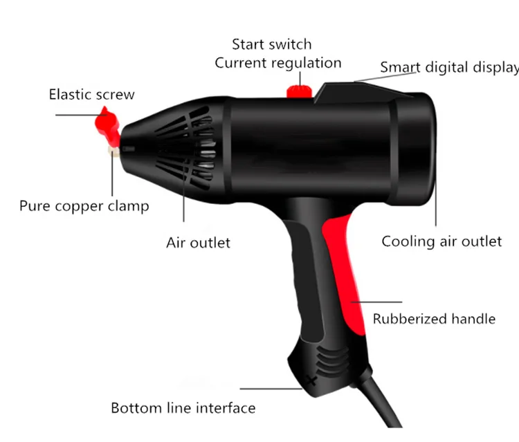 

2021 New Designed AC220V Portable and Best Welding All Digital Intelligent Handheld Welding Machine