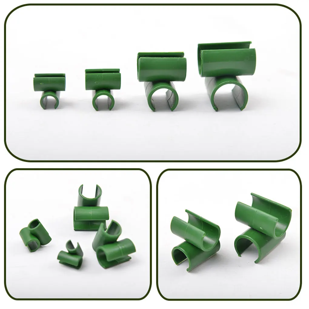 

50 Pieces Plant Trellis Clip Climbing Planting Connector Buckle Fastener