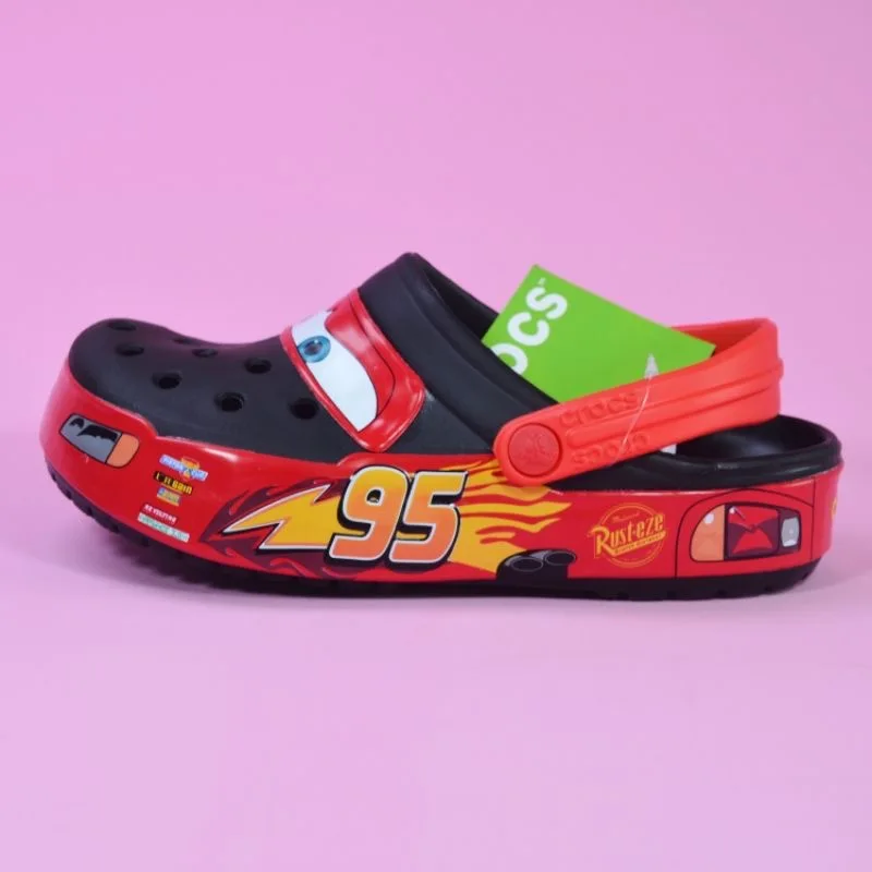 Туфли Disney Lightning Mcqueen Pixar из ЭВА водонепроницаемые пляжные тапочки дышащие с
