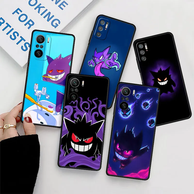 

Case For Xiaomi Redmi Note 10 11 5G 9 12 Pro 10S K40 9S 9A 9C 9T 10C 7 8T Soft Funda Silicone Phone Cover Gengar Pokemon Cool