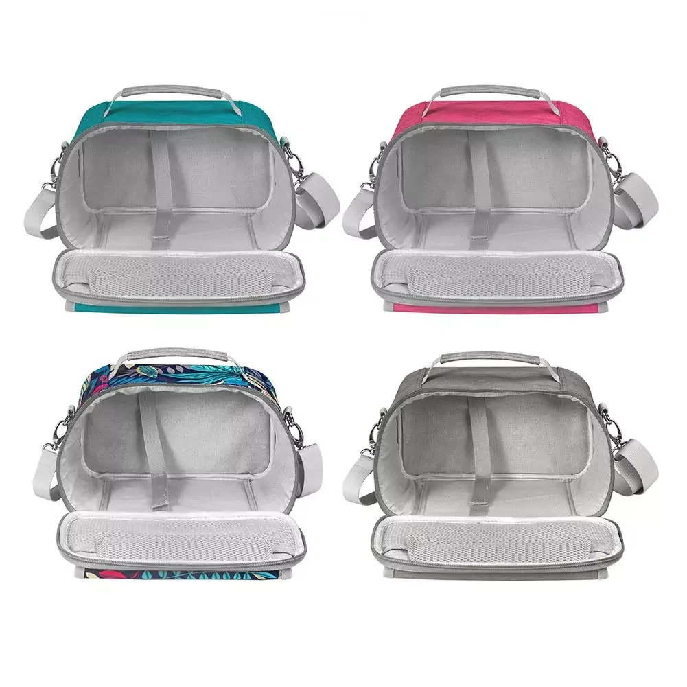 

26*16*16cm Storage Bag Spacious Portable Carrying Case For Cricut Joy With 2 Visible Zipper Pockets Multiple Compartments