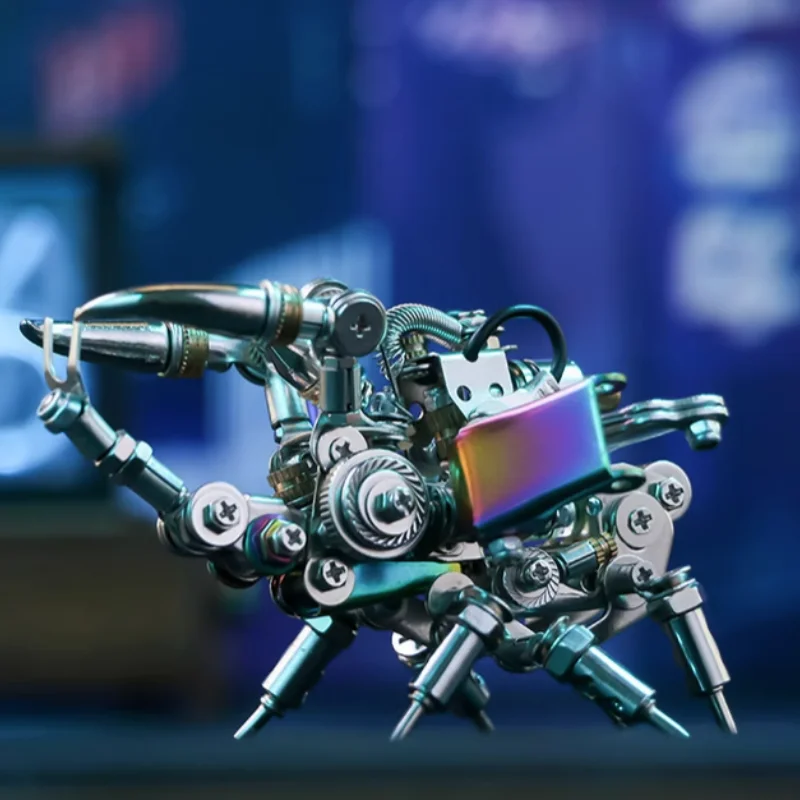 300 шт. + набор 3D Механических боевых доспехов пазлы-игрушки Mecha металлическая