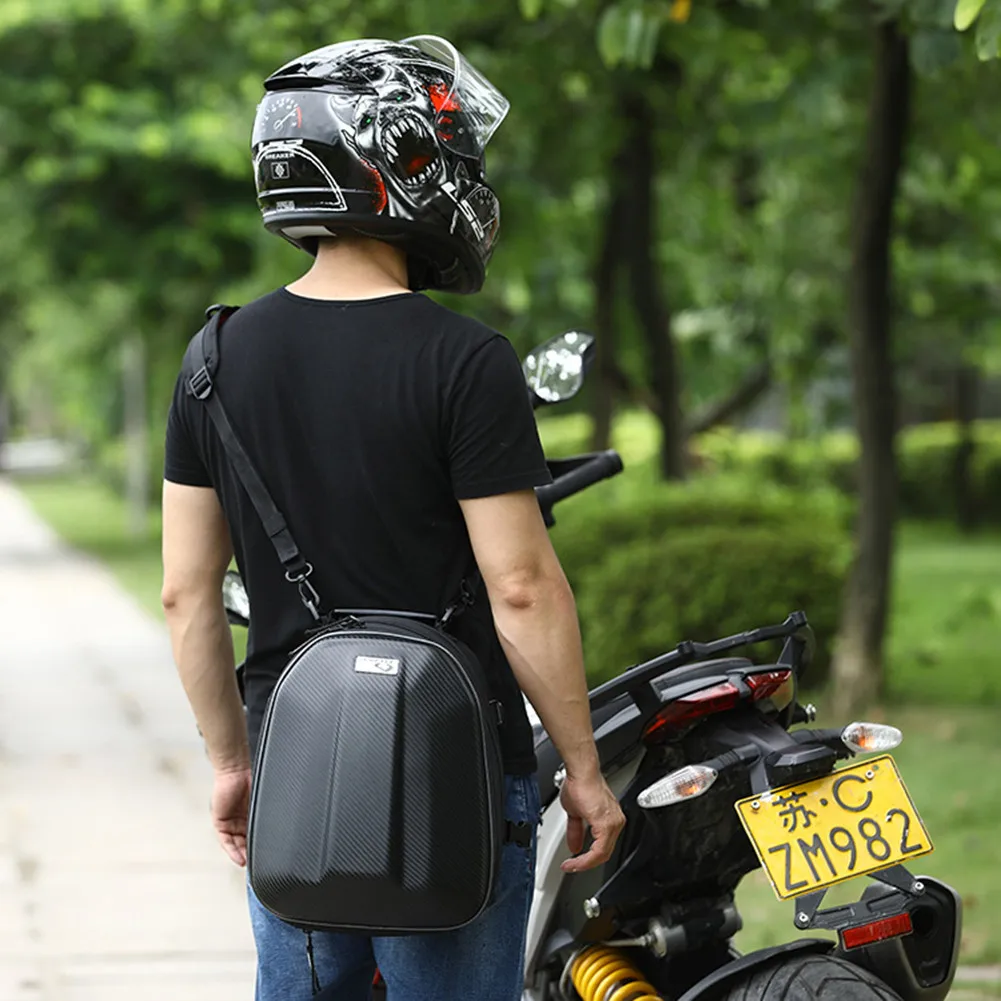 Рюкзак для мотоциклистов водонепроницаемый двухслойный с отделением спинки