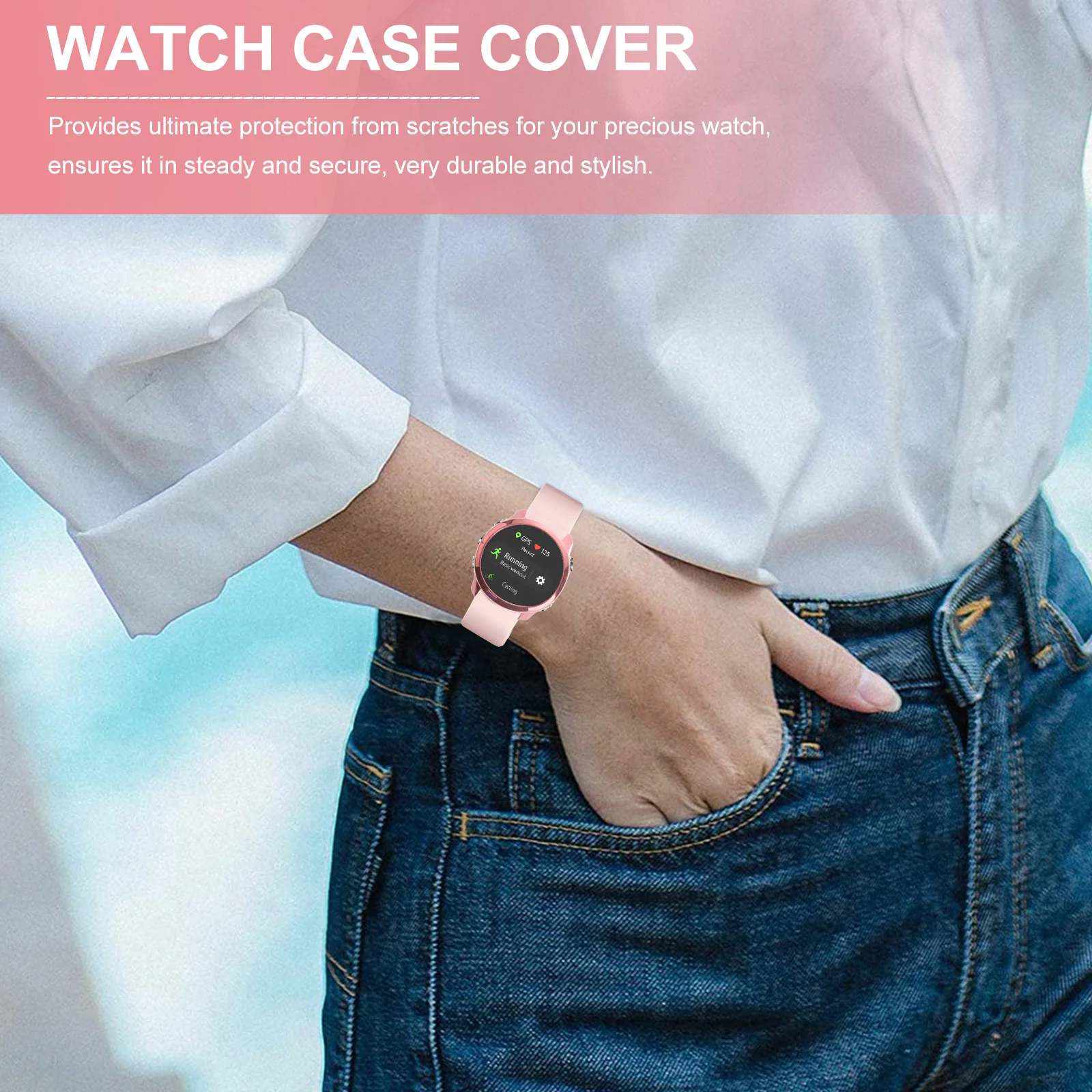 Гальванический корпус часов чехол для защитная рамка совместимая с музыкальными