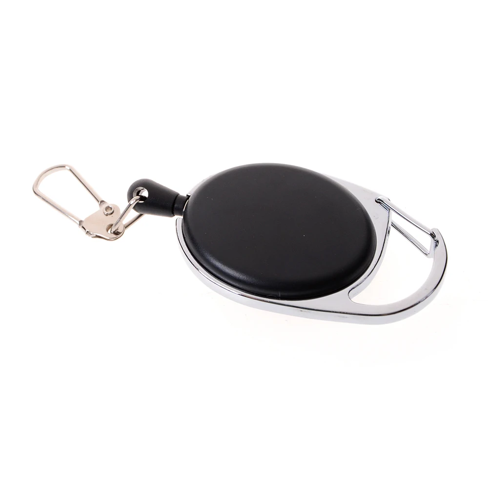 

Badge Holder Retractable Carabiner Reel Clip On ID Card Holders Retractable Cord, 24 Inch Cord Extension New Fashion