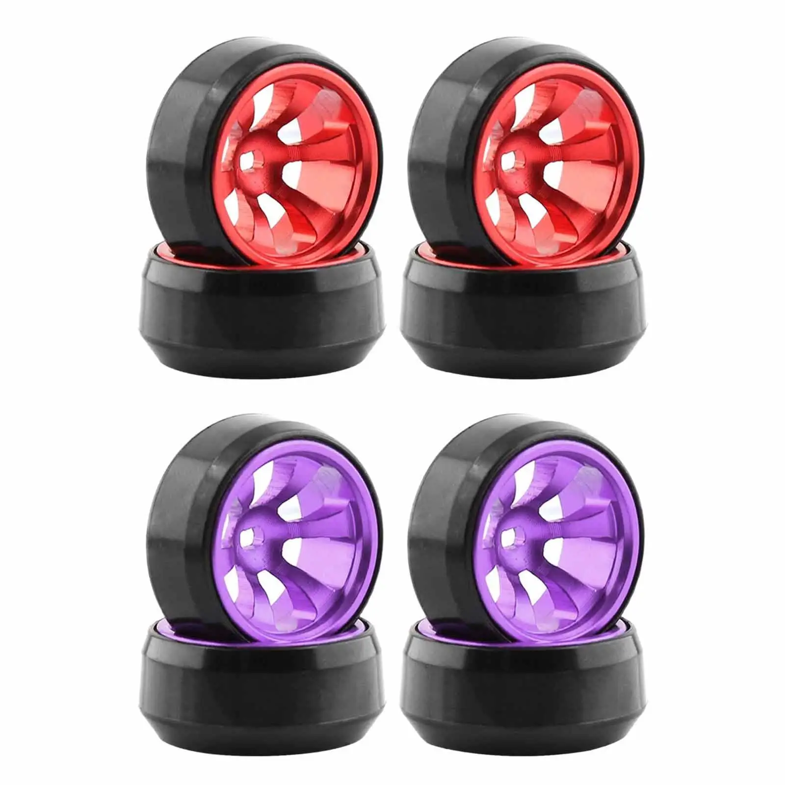 

4 шт. обновленные запасные части для колесных шин с дистанционным управлением: Комплект Колесных ободов 28 RC, ступицы, детали для автомобилей ...