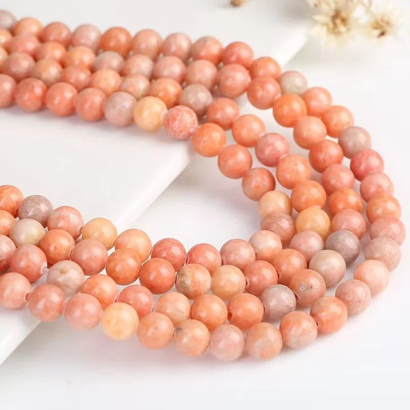 Камень кальцита из оранжевой Аргентины, натуральный драгоценный камень, незакрепленные бусины для изготовления ювелирных изделий, нить 15 дюймов, оптовая продажа Камень кальцита из оранжевой Аргентины, натуральный драгоценный камень, незакрепленные бусины для изготовления ювелирных изделий, нить 15 дюймов, оптовая продажа