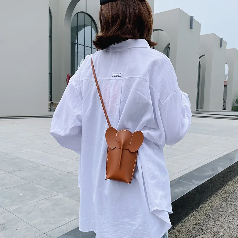 

Mini Baby Elephant Bag Gift Bag Women's Shoulder Cross-body Mobile Phone Bag Hand-woven Bag