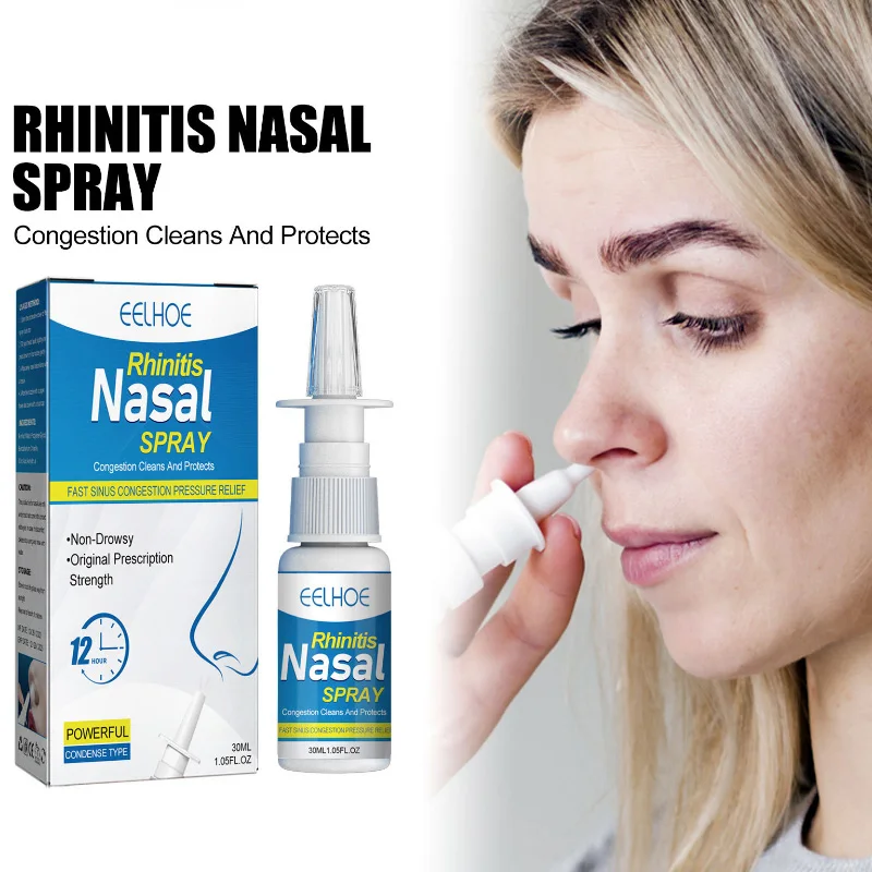 

New Nasal Spray Rhinitis Sinusitis Treatment Nose Care Allergy Prevention Stop Sneezing Runny Nose Natural Chinese Medicine 30ml