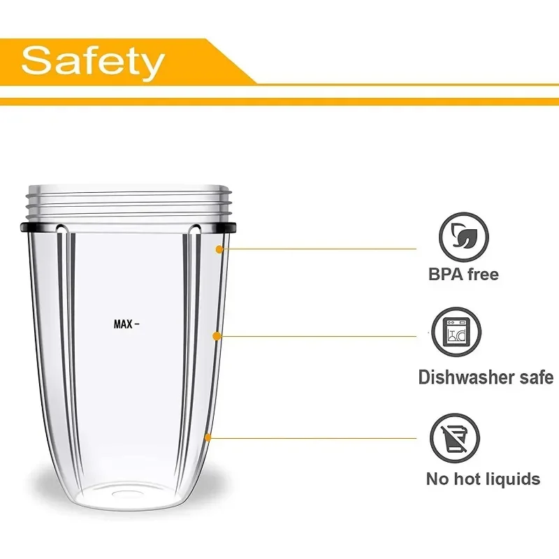Фото Аксессуары для Nutribullet 18 унций 32 унций 24 унции лезвие для экстрактора Nutribullet 600 Вт/900 Вт Pro №4