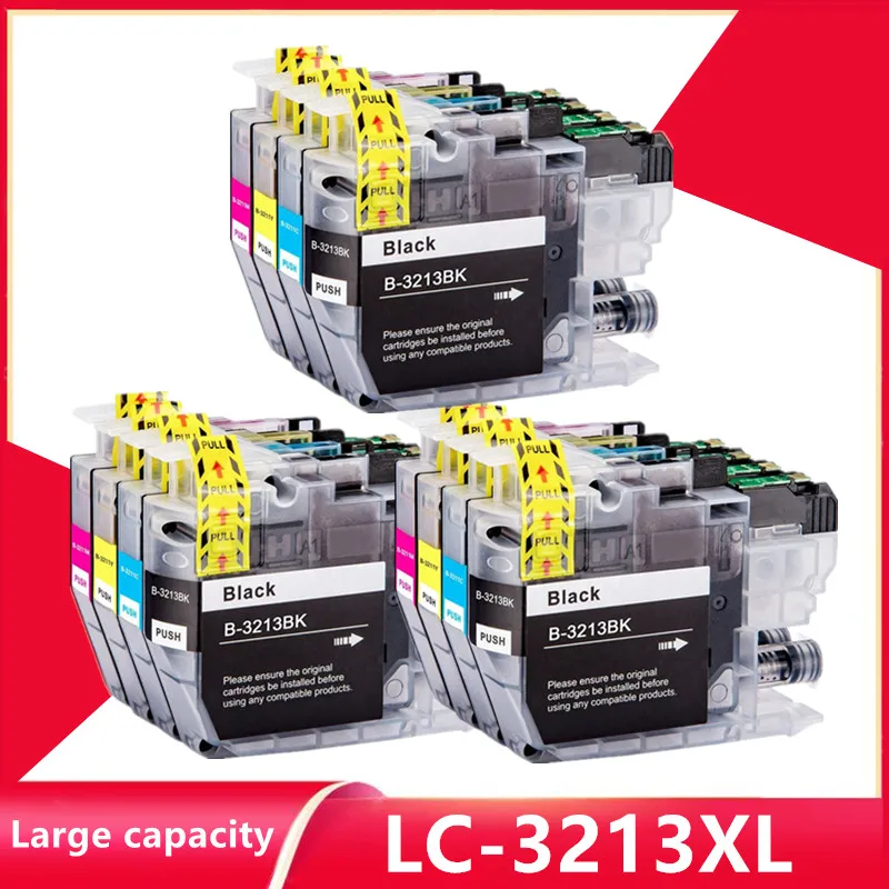 

Compatible For Brother LC3211 LC3213 LC 3211 3213 3213XL Ink Cartridge DCP-J772DW DCP-J774DW MFC-J890DW MFC-J895DW Printer