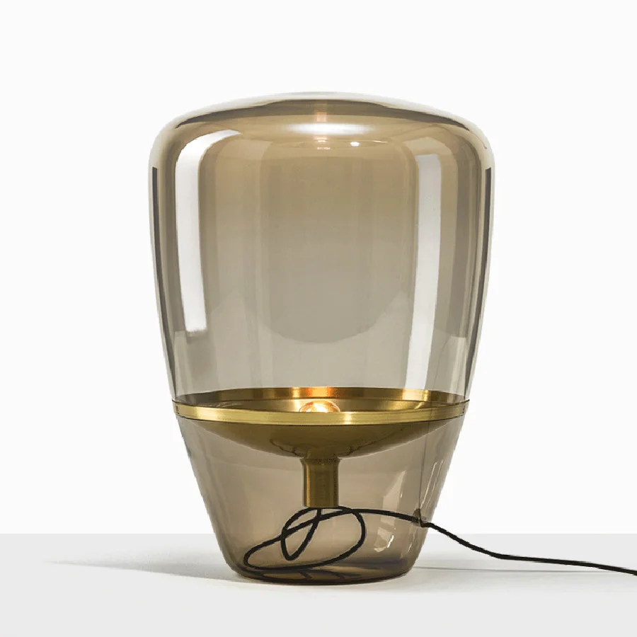 

Postmodern Creative LED Table Lamp E27 Study Living Room Glass Table Light Designer Nordic Bedroom Bedside Reading Desk Lighting