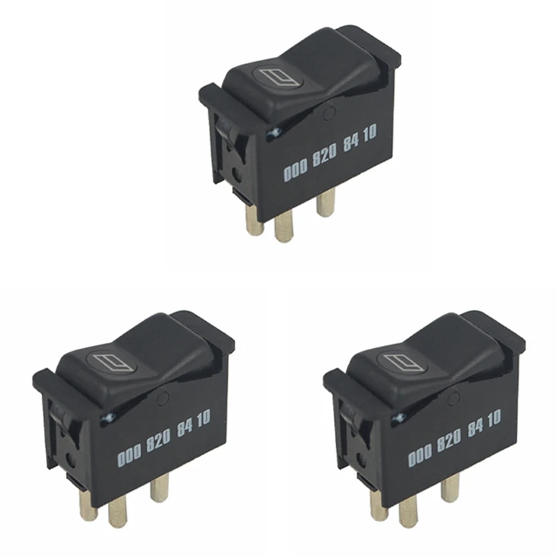 3X 6 контактов для Mercedes Benz W123 190D 190E 240 панель переключателя стеклоподъемника 0008208410