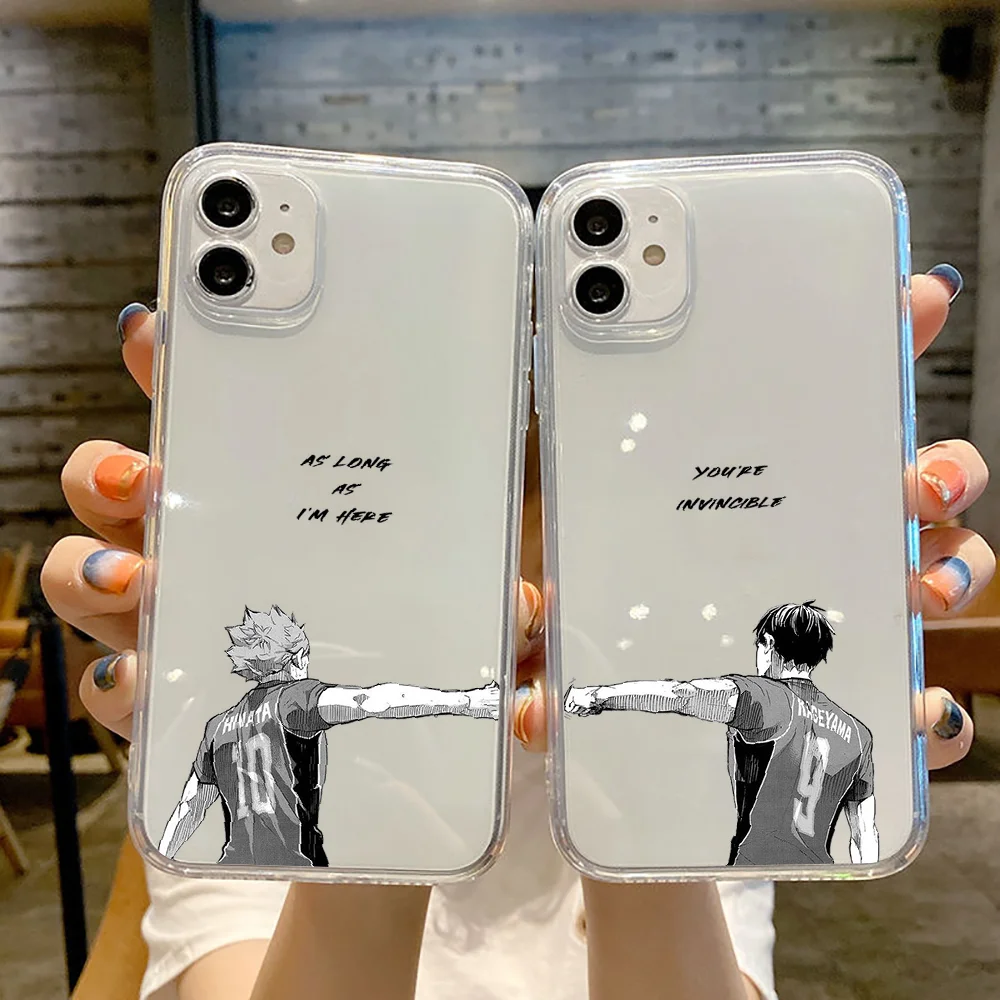 

Anime Haikyuu Phone Case For Huawei P Mate P10 P20 P30 P40 10 20 Smart Z Pro Lite 2019 transparent trend hoesjes painting back
