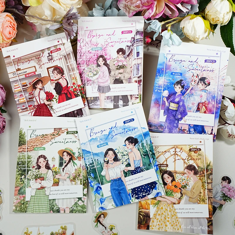 

Kawaii Girl набор наклеек для скрапбукинга