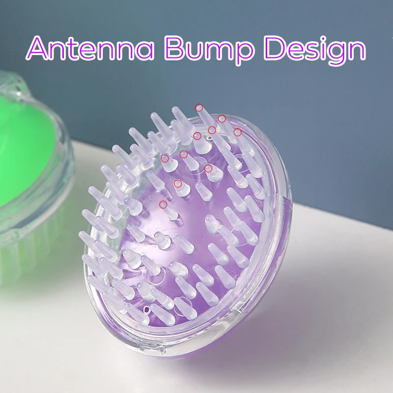 Силиконовый массажер для волос Массажная щетка глубокая ежедневная очистка кожи