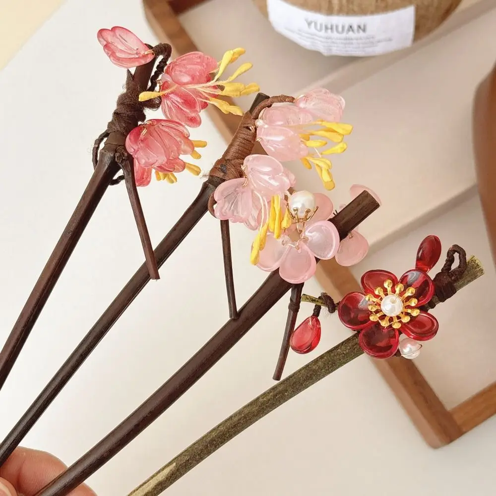 Палочки Hanfu для волос в старинном стиле кленовые искусственные китайские