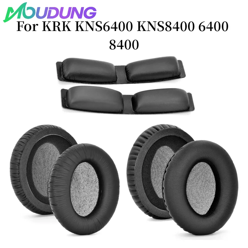 Фото Сменные амбушюры MOUDUNG, повязка на голову, чехол для KRK KNS6400 KNS8400 6400, наушники, подушечки для наушников, ремонтные детали №1