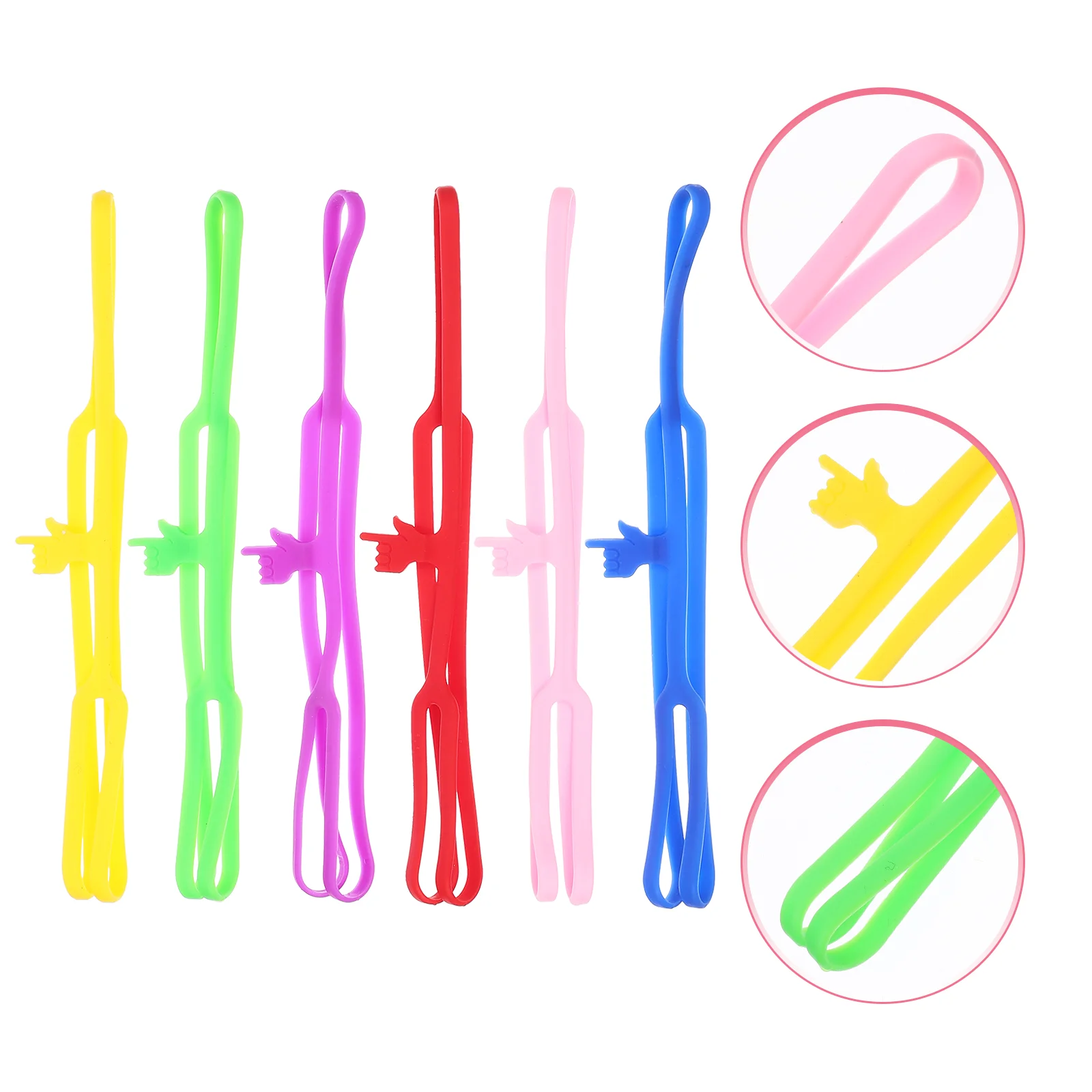 6 шт. силиконовый держатель для закладок мужчин и детей портативные закладки