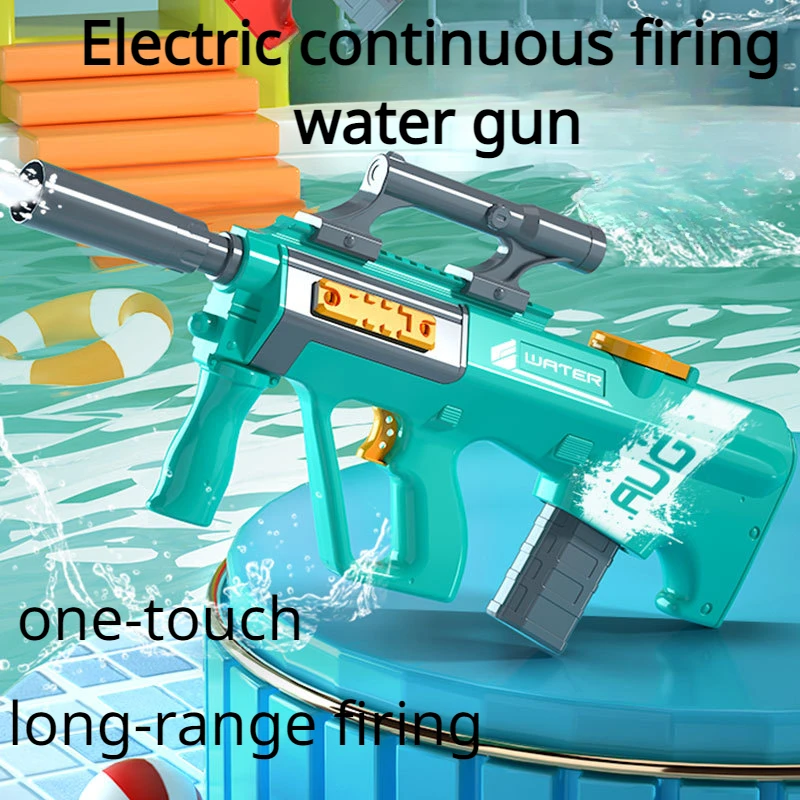 

Water Gun Full Automatic Electric High-Tech Water Soaker Guns Large Capacity 800ML Pool Party Beach Outdoor Toy For Kid Adult