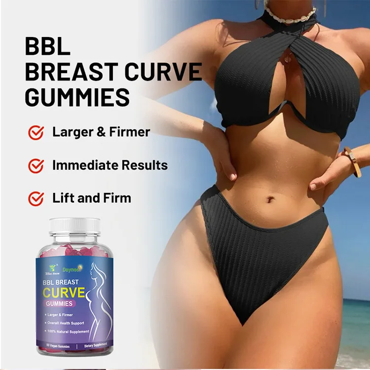 

BBL breast curve soft candy, rich in natural plant essence, helps to shape beautiful breasts and has a sexy and charming curve