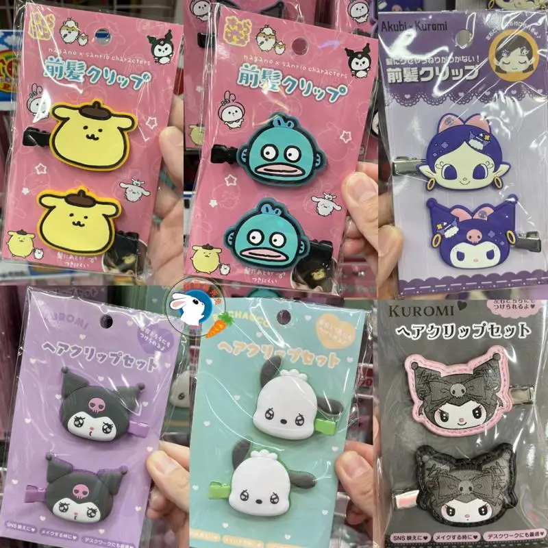 

Sanrio Cartoon Mymelody Cinnamoroll Hairpin Students Bangs Side Clip Hair Accessories Kawaii Anime Toy for Girls Birthday Gifts