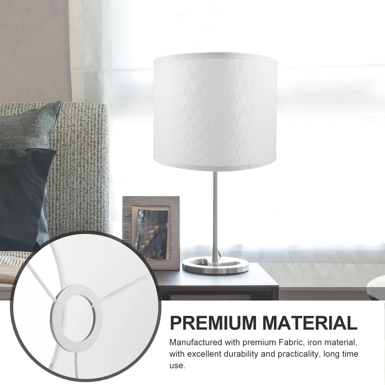 

Ceiling Light Covers Ceiling Light Paper Lantern Lampshade Desk Fabric Desktop Table Light White Cloth Lampshades Decorative