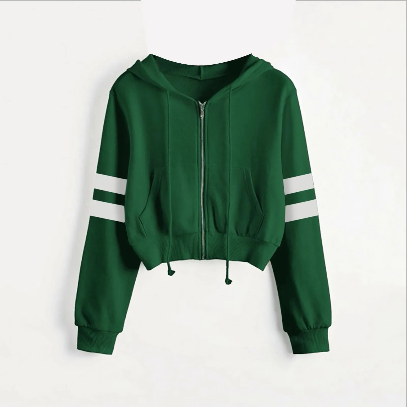 Рисунок 2 - Полосатые женские толстовки на молнии