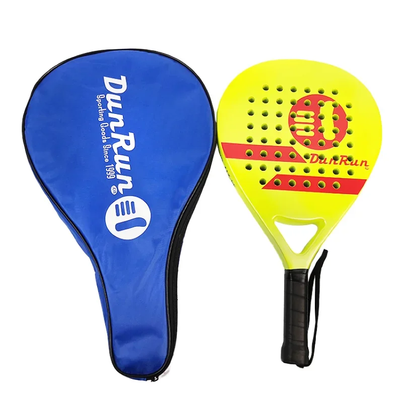 

DunRun Beach Tennis Racquet Super Durable OEM Printed Flat Panel Professional Tennis Racquet All Carbon Fiber