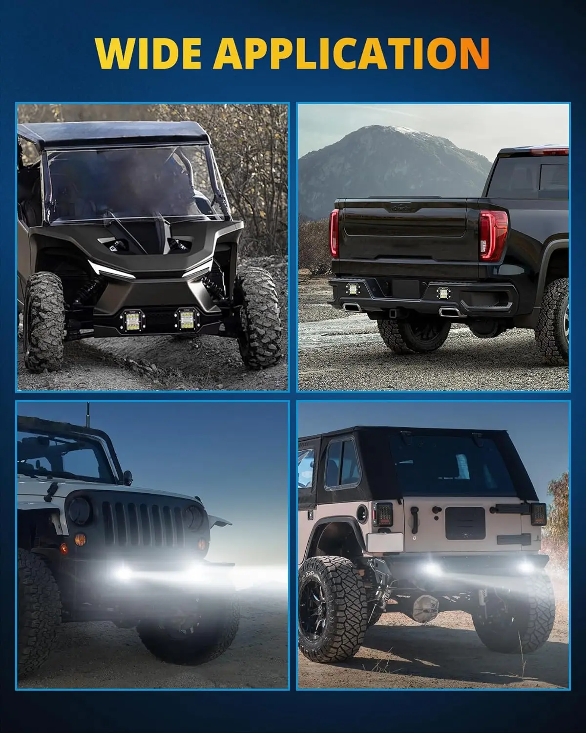 5 дюймовые подсветки для внедорожника 40 Вт лм