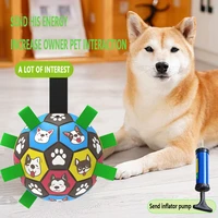 dog toys interactive pet football washable rope dog toy bite resistant outdoor training soccer dogs interaction dog toys katze