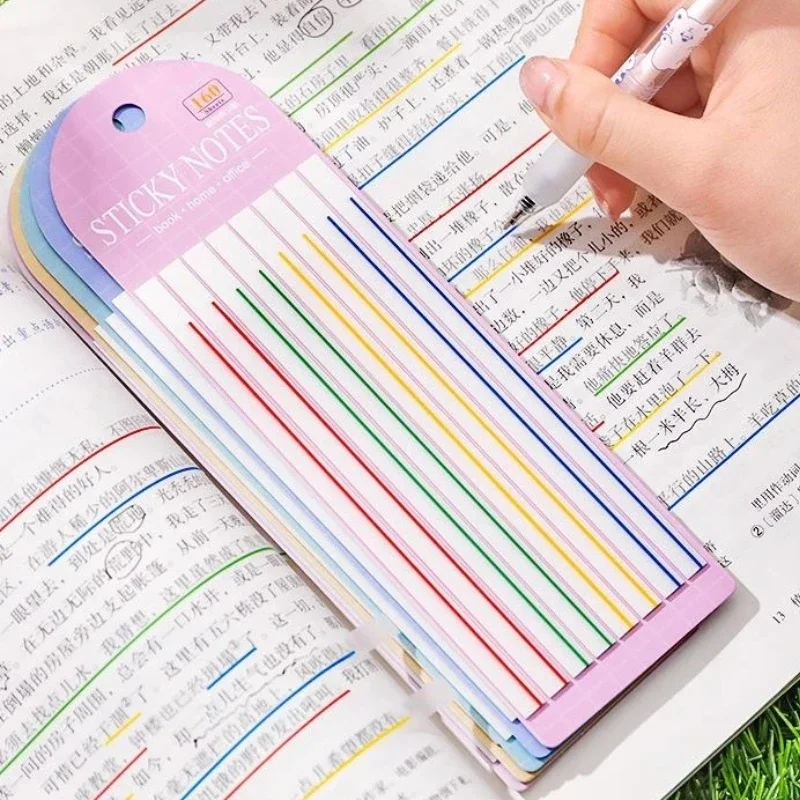 

Sticker Marker Page Sticky Pads Transparent Stationary Slim Ultra School For Office Long Note Bookmarks Sticky