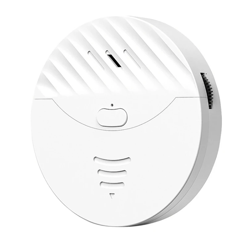 

2X Tuya Smart Wifi Alarm Door And Window Vibration Sensor Security Protection Alert Works With Alexa, Smart Life(White)