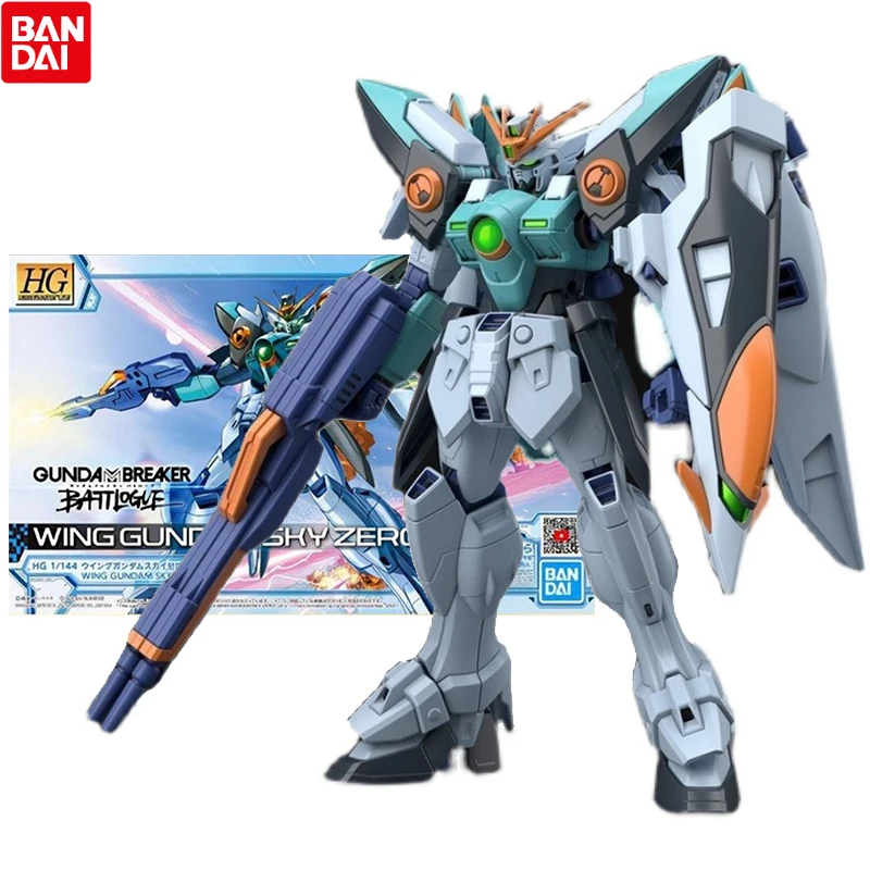 

Bandai Genuine Gundam Model Kit Anime Figure HG 1/144 Gundam Breaker Wing Sky Zero Gunpla Anime Action Figure Toys for Children
