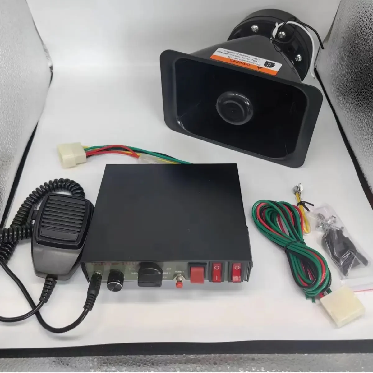 100 Вт/200 Вт 9-тональная система PA микрофонная динамик мегафон предупреждающая