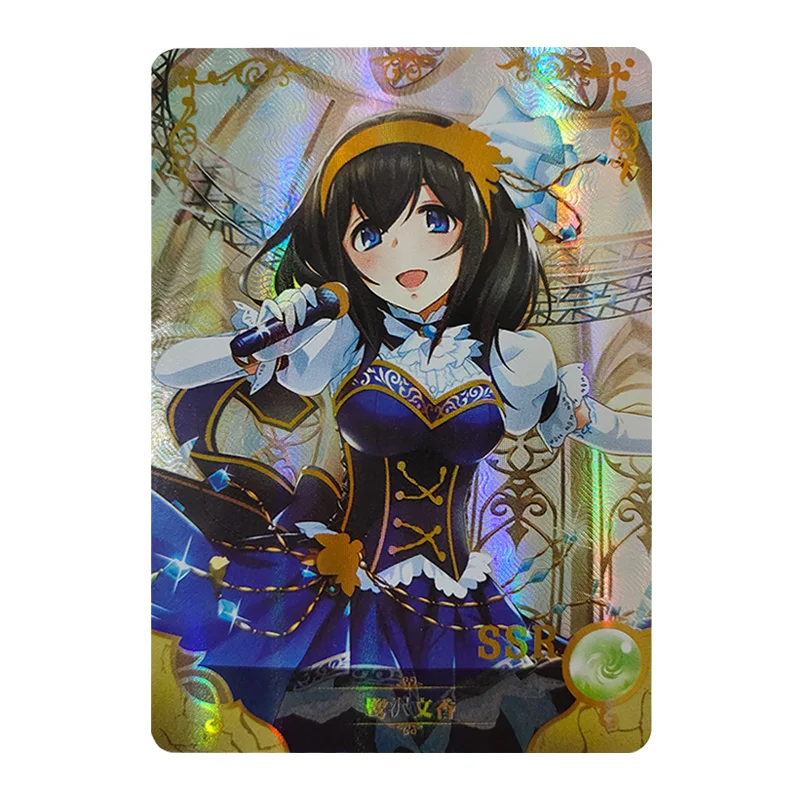 1 шт. история богини Аниме фигурки бронзирующий затвор вспышки карты Юзуриха