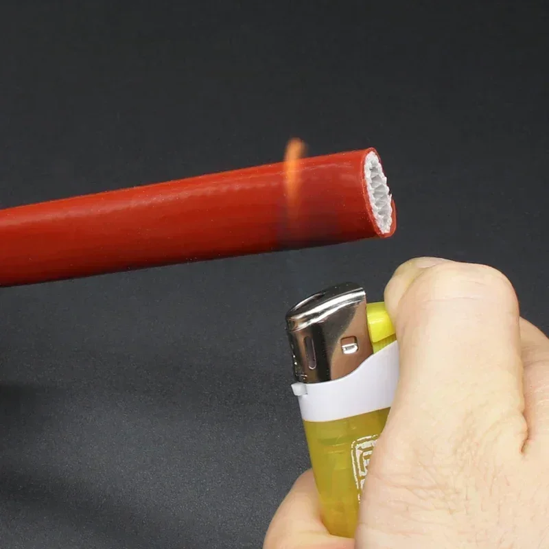 Огнестойкая плетеная Втулка из стекловолокна с оригинальным покрытием 1 м