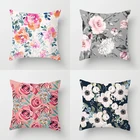 Декоративная наволочка с Цветочным Рисунком бабочки, наволочка для подушки, наволочка для дивана, декоративная наволочка, украшение для офиса