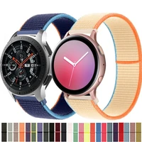 band for samsung galaxy watch 4 3 classic active 2gear s3s2 nylon loop correa bracelet huawei watch gt 2e pro strap 22mm 20mm