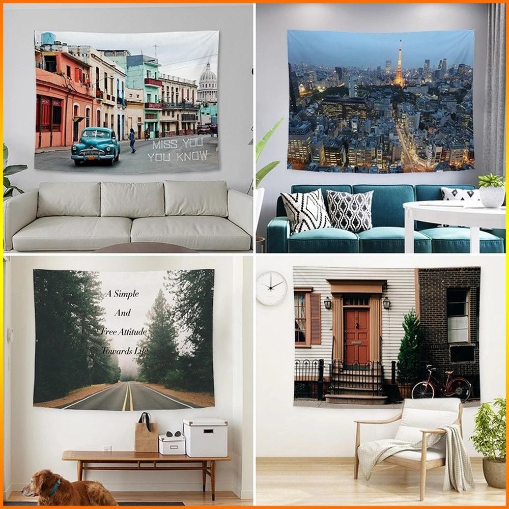 

Гобелен, фоновая ткань, подвесная ткань, Настенная ткань, украшение для стен, комнаты, общежития, прикроватная тумба