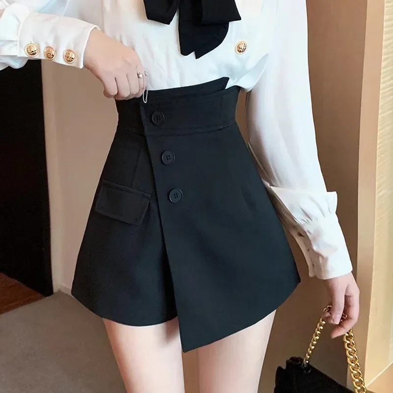 Новинка весны 2024 женские повседневные шорты больших размеров с высокой талией